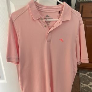 Tommy Bahama Emfielder Pink Polo